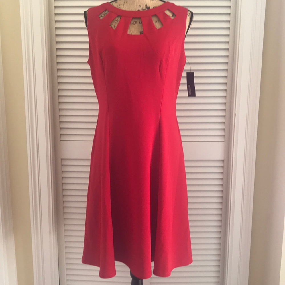 New with tag red B -Design size 12